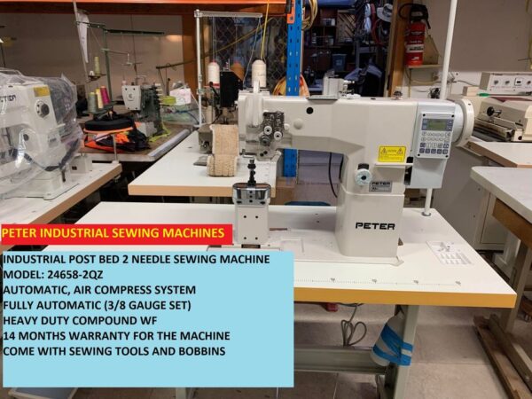 INDUSTRIAL POSTBED TWIN NEEDLES S/M PETER KL24658-2QZ