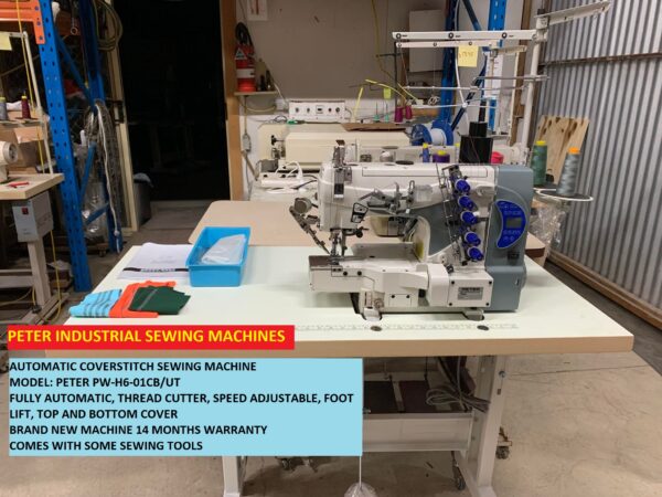 AUTOMTIC COVERSTITCH SEWING MACHINE PW-H6-01CB/UT