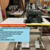 AUTOMATIC 2 NEEDLES BELTLOOP SEWING MACHINE