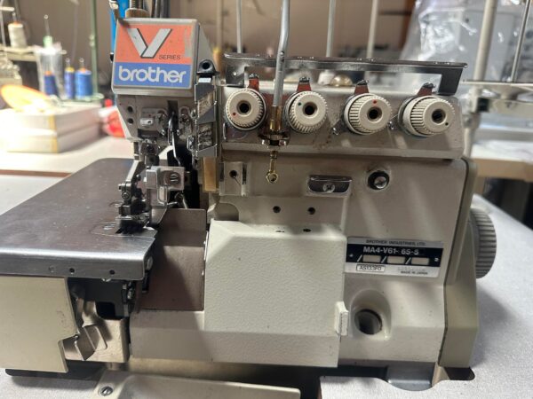 3/5 THREAD BROTHER OVERLOCK SEWING MACHINE - Image 6