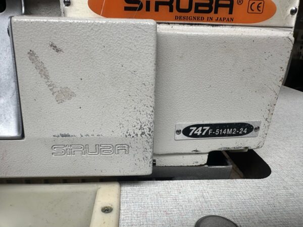 SIRUBA 4 THREAD OVERLOCK SEWING MACHINE - Image 2