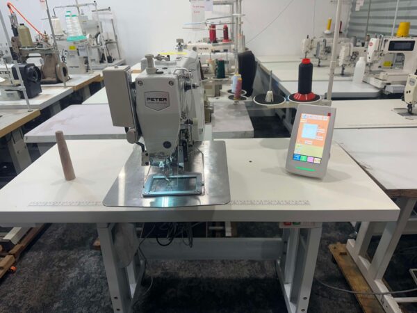 Program heavy duty box bartack sewing machine