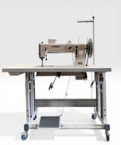 Extra heavy duty compound walking foot machine