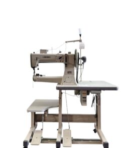 Extra heavy duty cylinder arm compound walking foot machine
