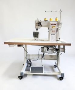 Postbed twin needles machine for shoes and leather